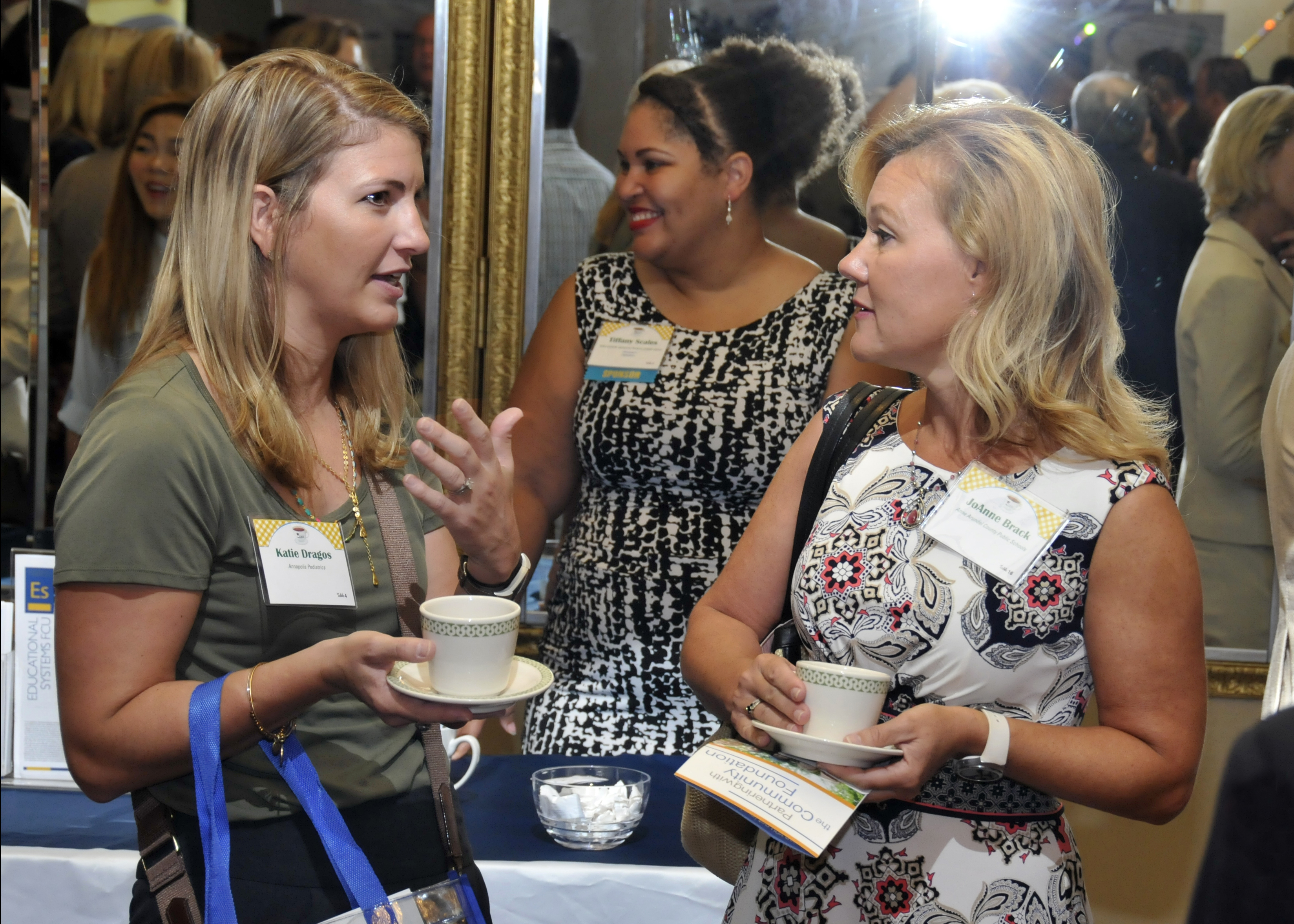 Guests networking at the Superintendent's Breakfast